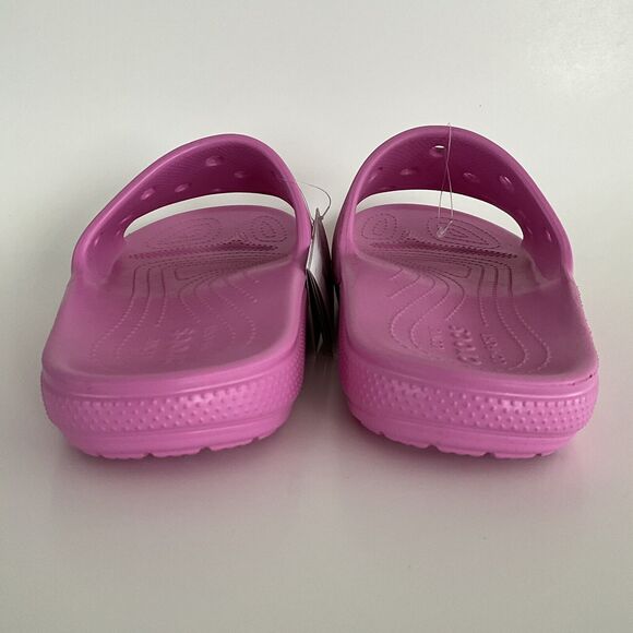 Crocs Sandals Men 13 Pink Open-toe Perforated Slides - Picture 7 of 12